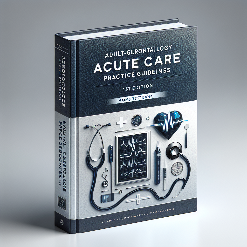 Adult-Gerontology Acute Care Practice Guidelines 1st Edition Harris Test Bank