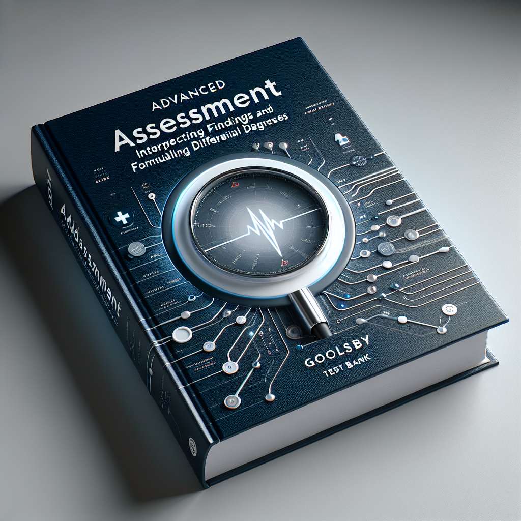 Advanced Assessment: Interpreting Findings and Formulating Differential Diagnoses 4th Edition Goolsby Test Bank