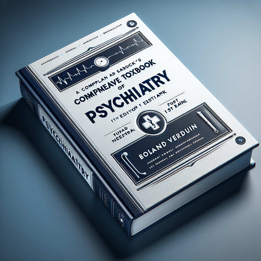 Kaplan and Sadock's Comprehensive Textbook of Psychiatry 10th Edition Sadock Test Bank