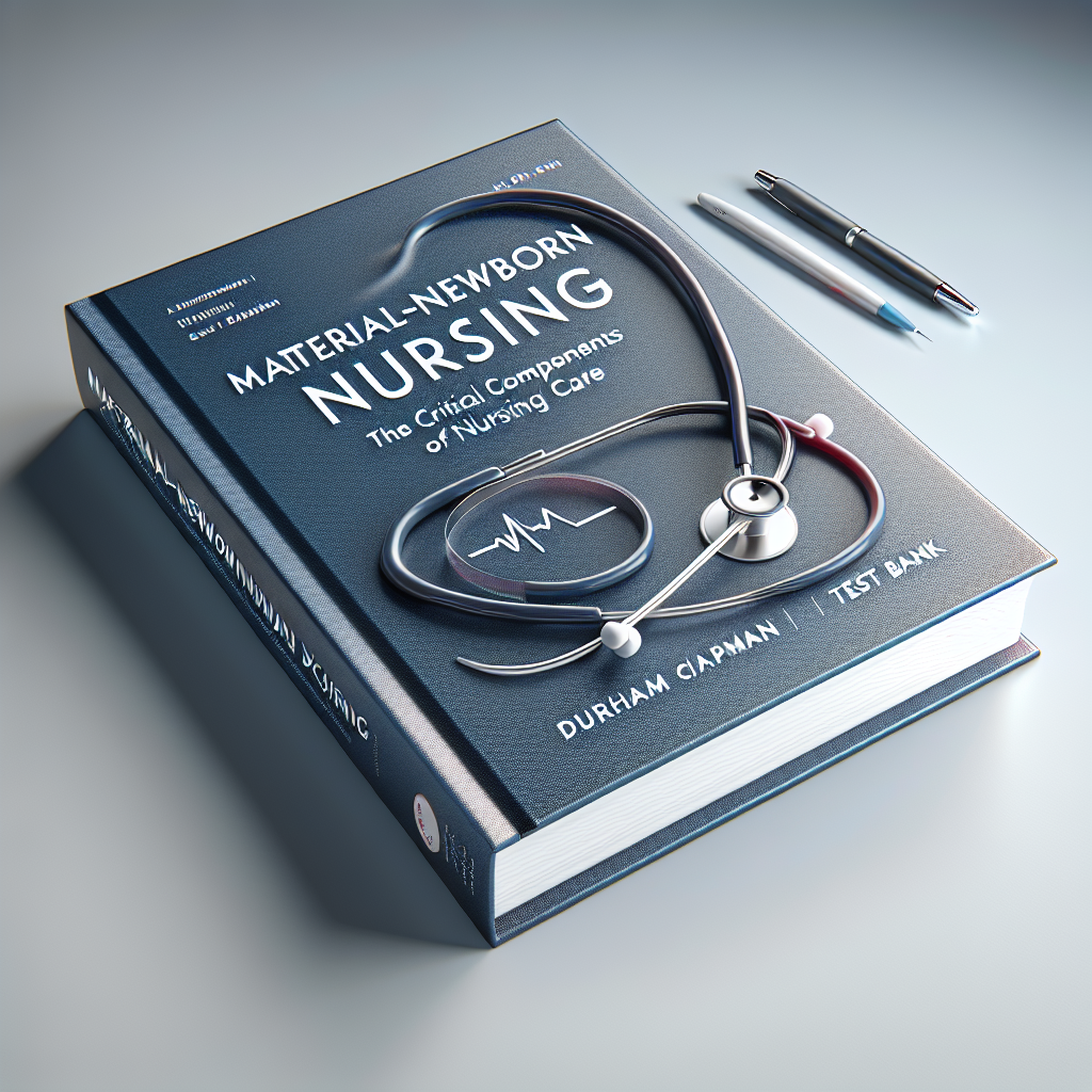 Maternal-Newborn Nursing: The Critical Components of Nursing Care 3rd Edition Durham Chapman Test Bank