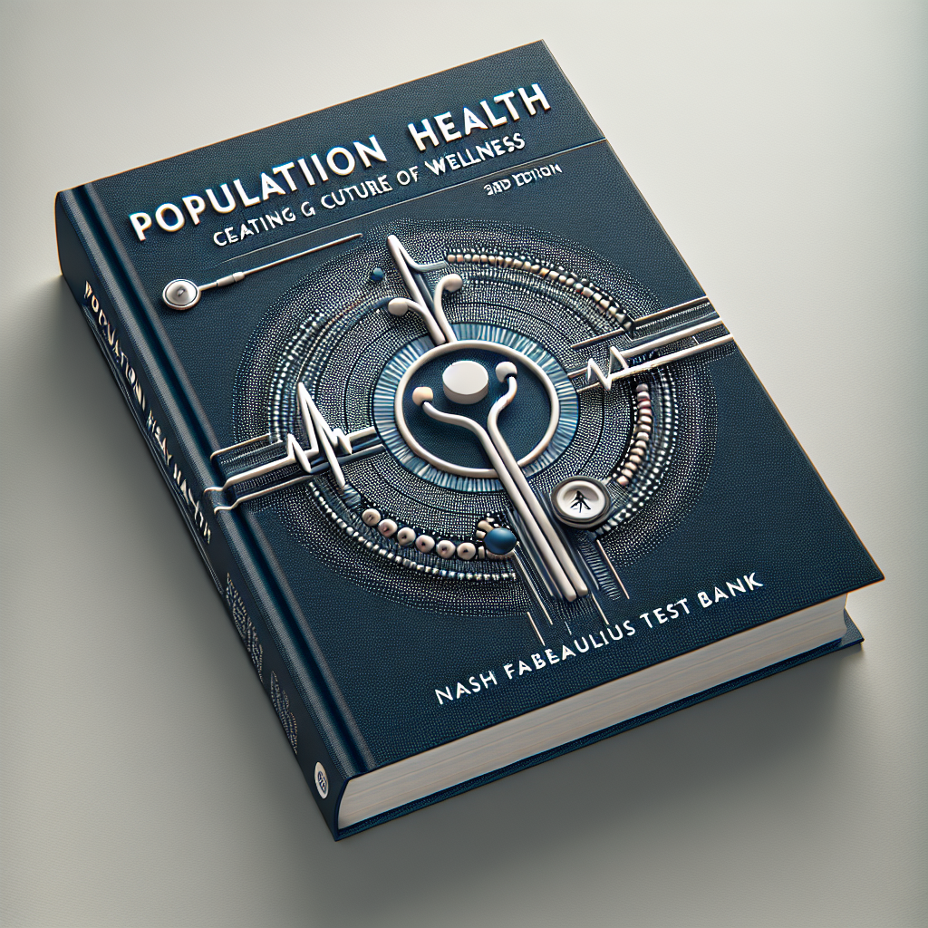 Population Health Creating a Culture of Wellness 3rd Edition Nash Fabius Test Bank