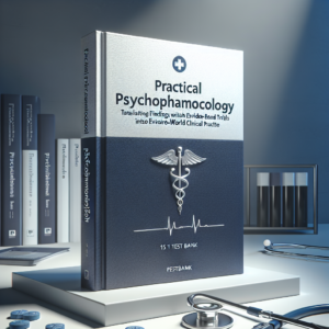 Practical Psychopharmacology Translating Findings From Evidence-Based Trials into Real-World Clinical Practice 1st Edition Test Bank