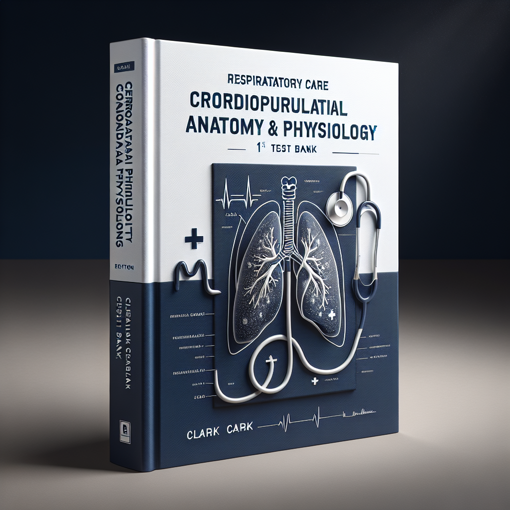Respiratory Care Cardiopulmonary Anatomy & Physiology 1st Edition Clark Test Bank